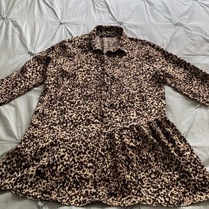 Zara- Mini satin flow dress